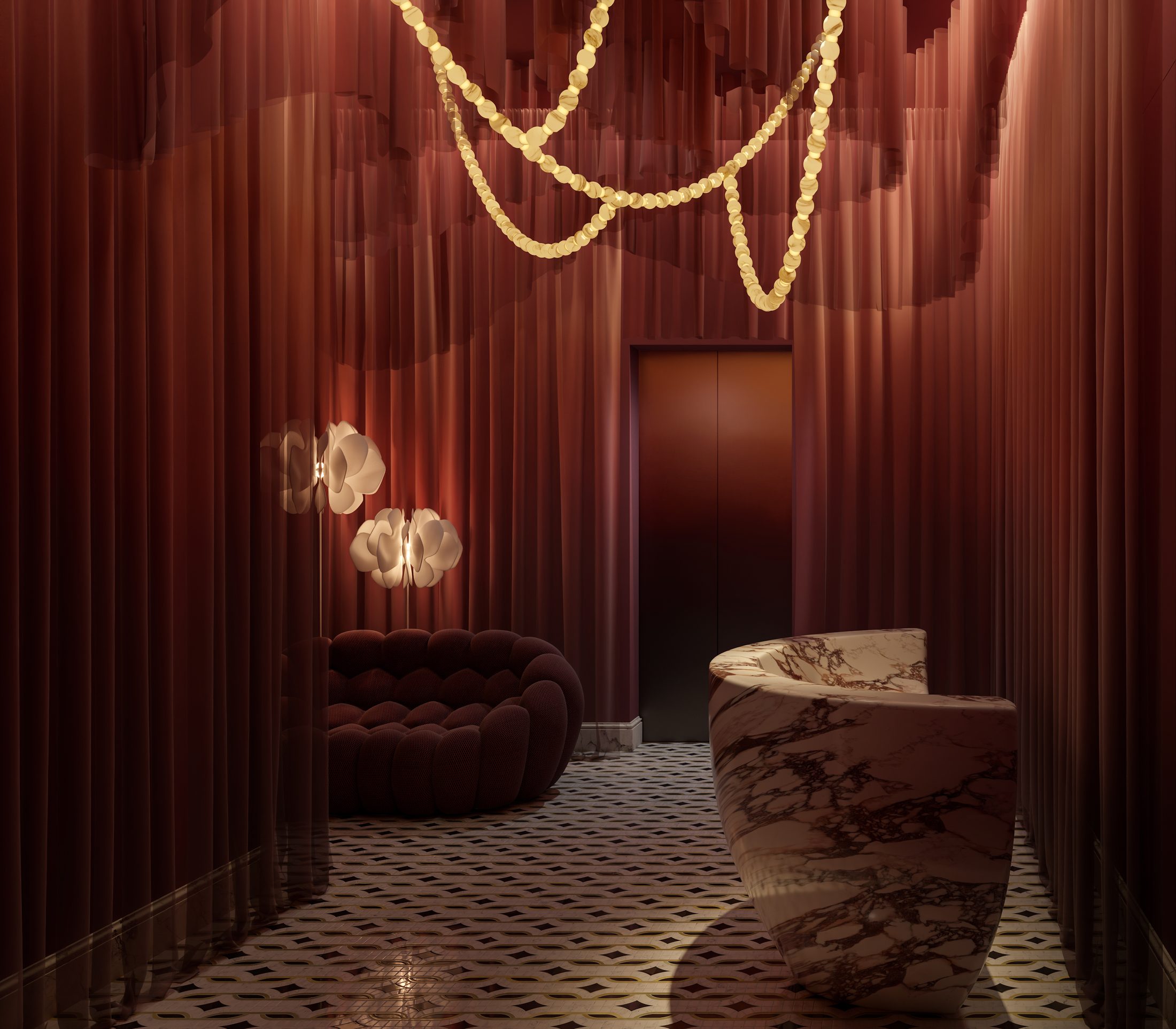 Hospitality lobby visualisation