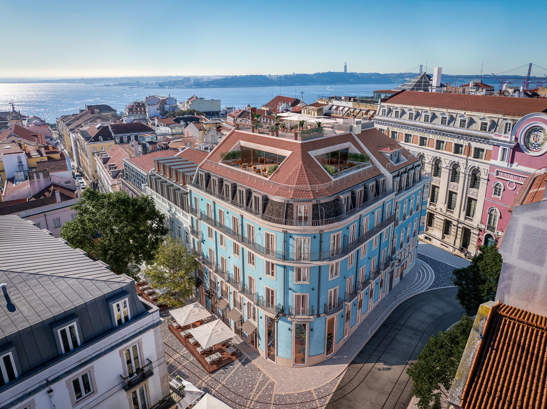 Urban hotel visualisation in Lisbon